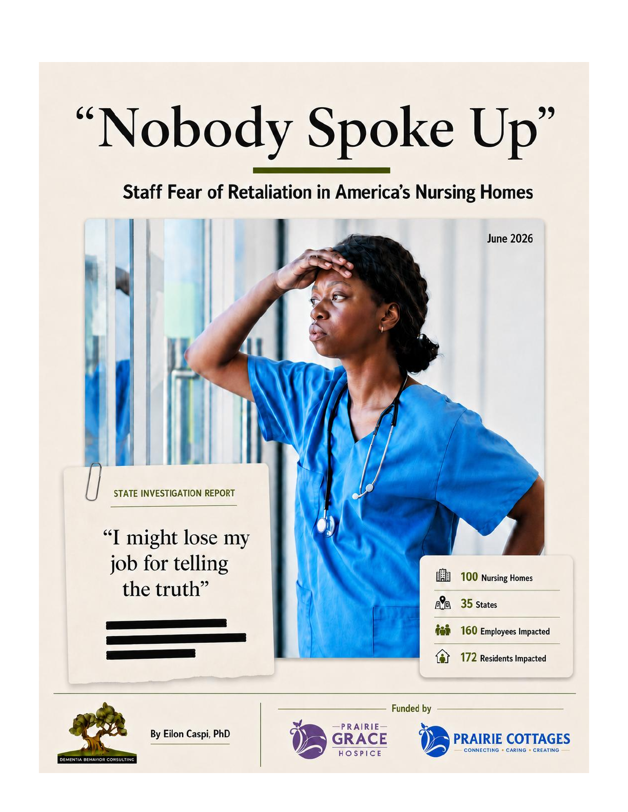 Nobody Spoke Up report cover